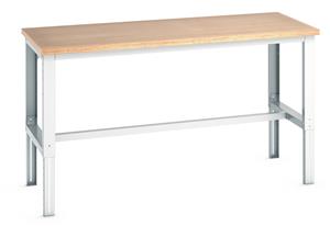 Cubio Multiplex Birch Ply Top Bench - 2000Wx900Dx740-1140mmH Basic Benches 41004127.16V 